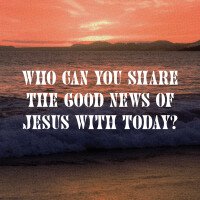 Who can you share the good news with?