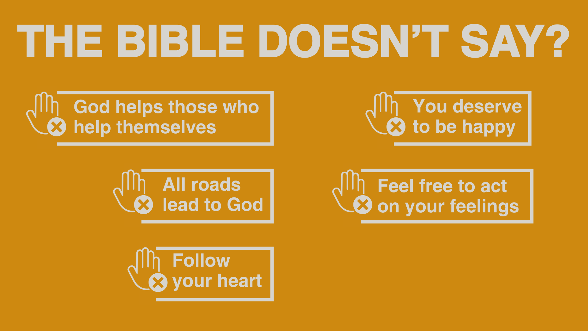 The bible doesnt say