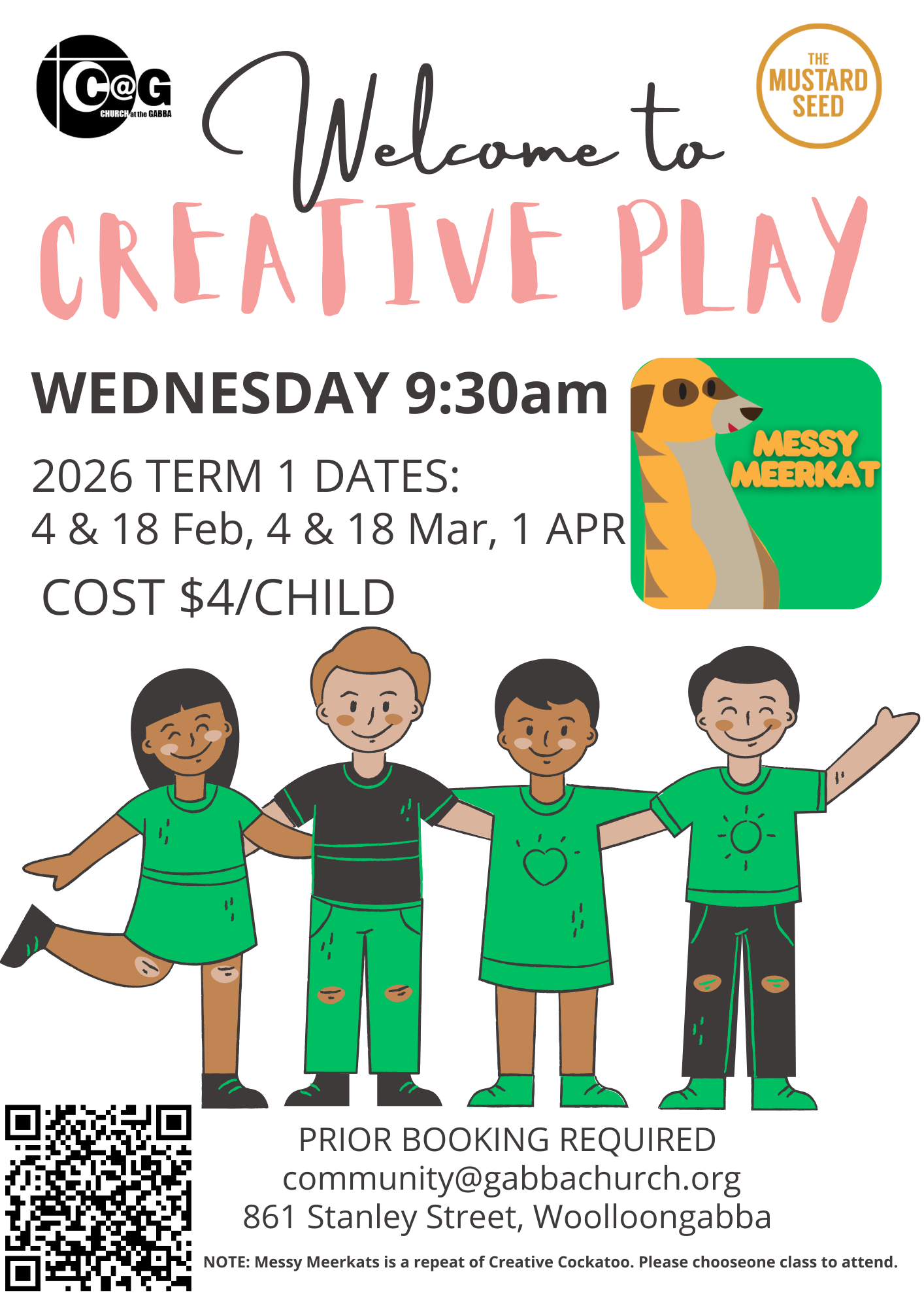 Messy Meerkats flyer