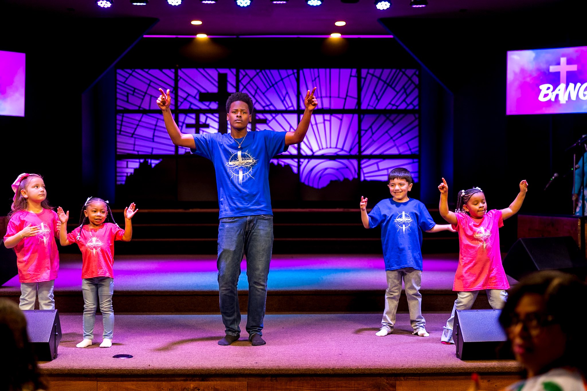 BANG Dance Team ministering together at Word of Life Church