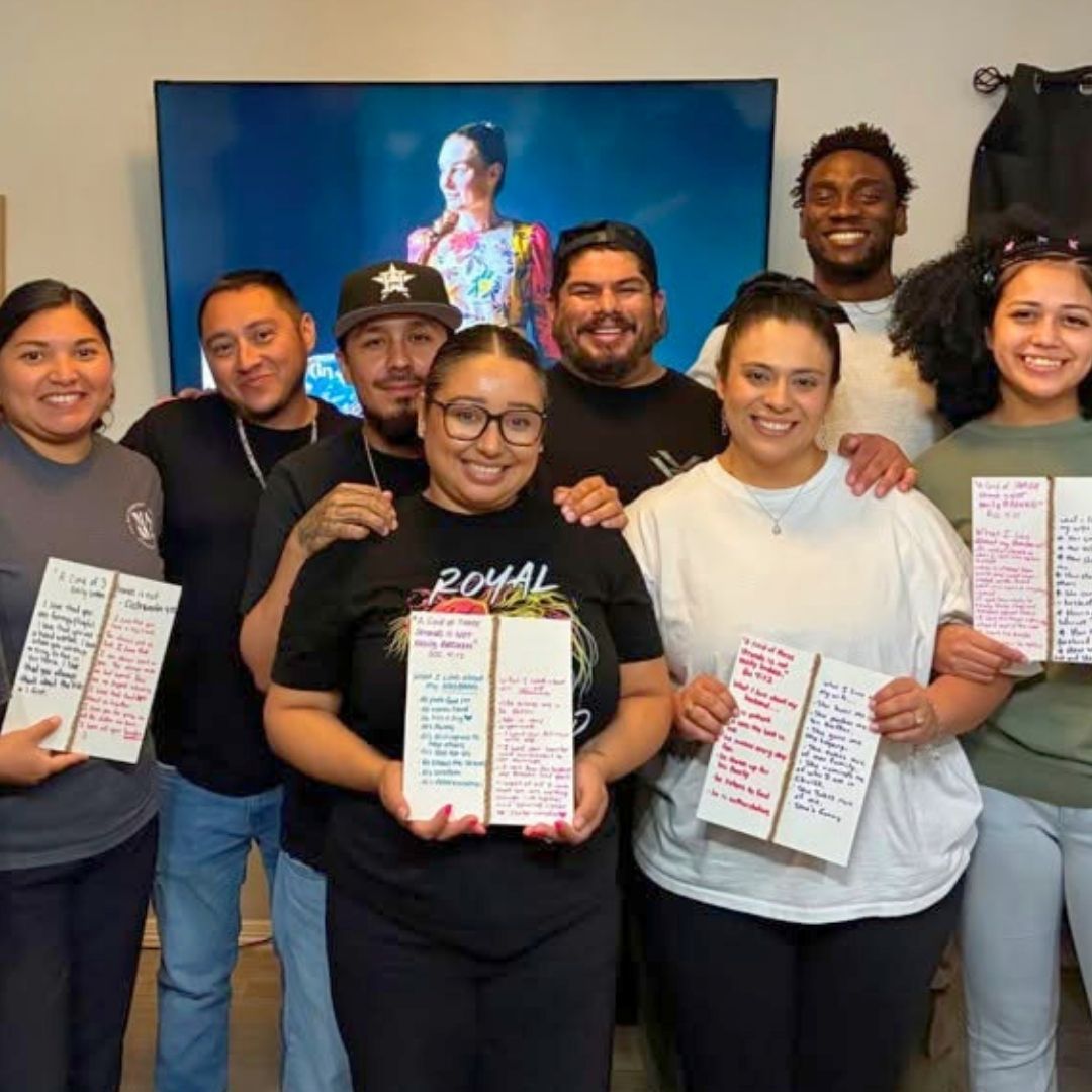 Small group Bible study at Faith Pleases God Church