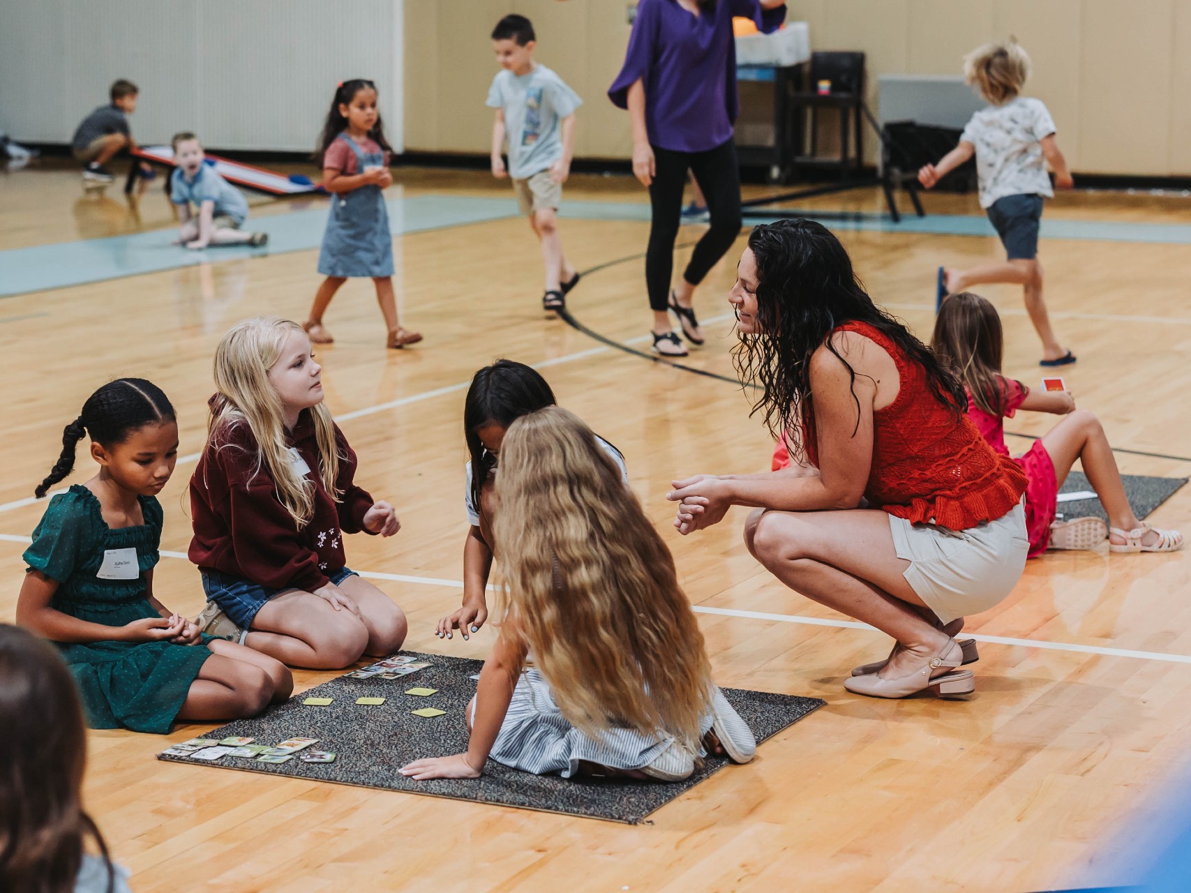 Children enjoying a lesson in a Redeem Kids classroom