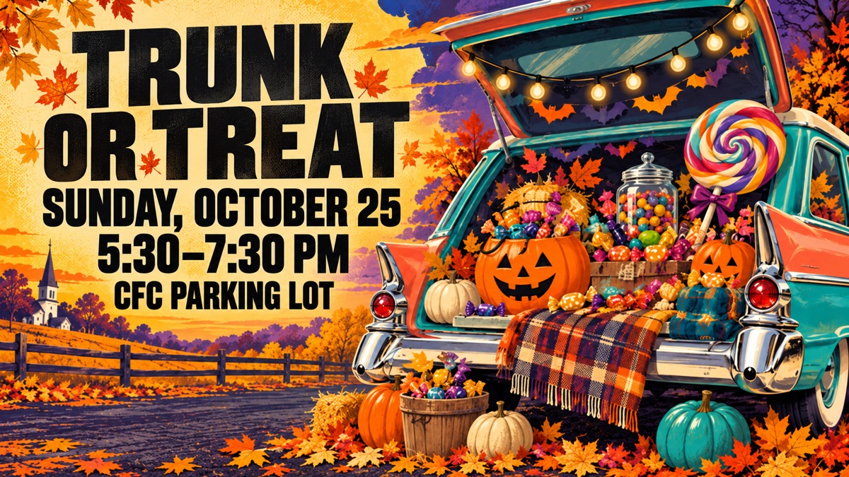Trunk or Treat — October 25