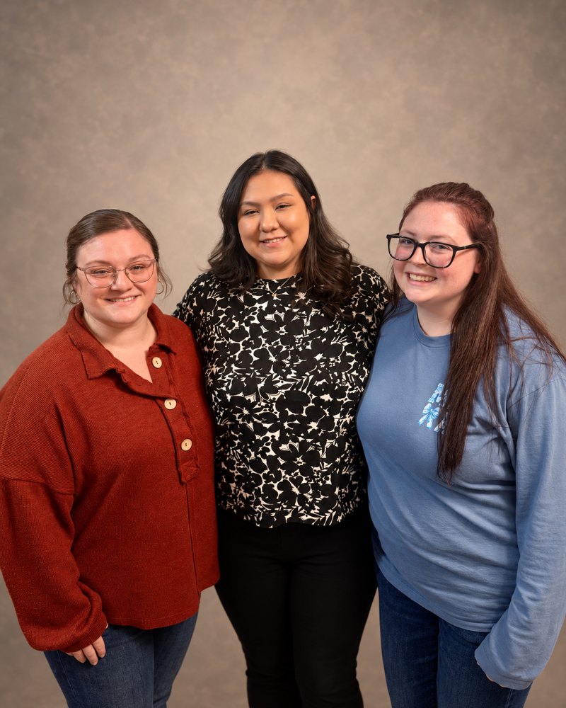 Maggie Watson, Sara Matthews, and Katelyn Fowler, Children's Ministry Leaders