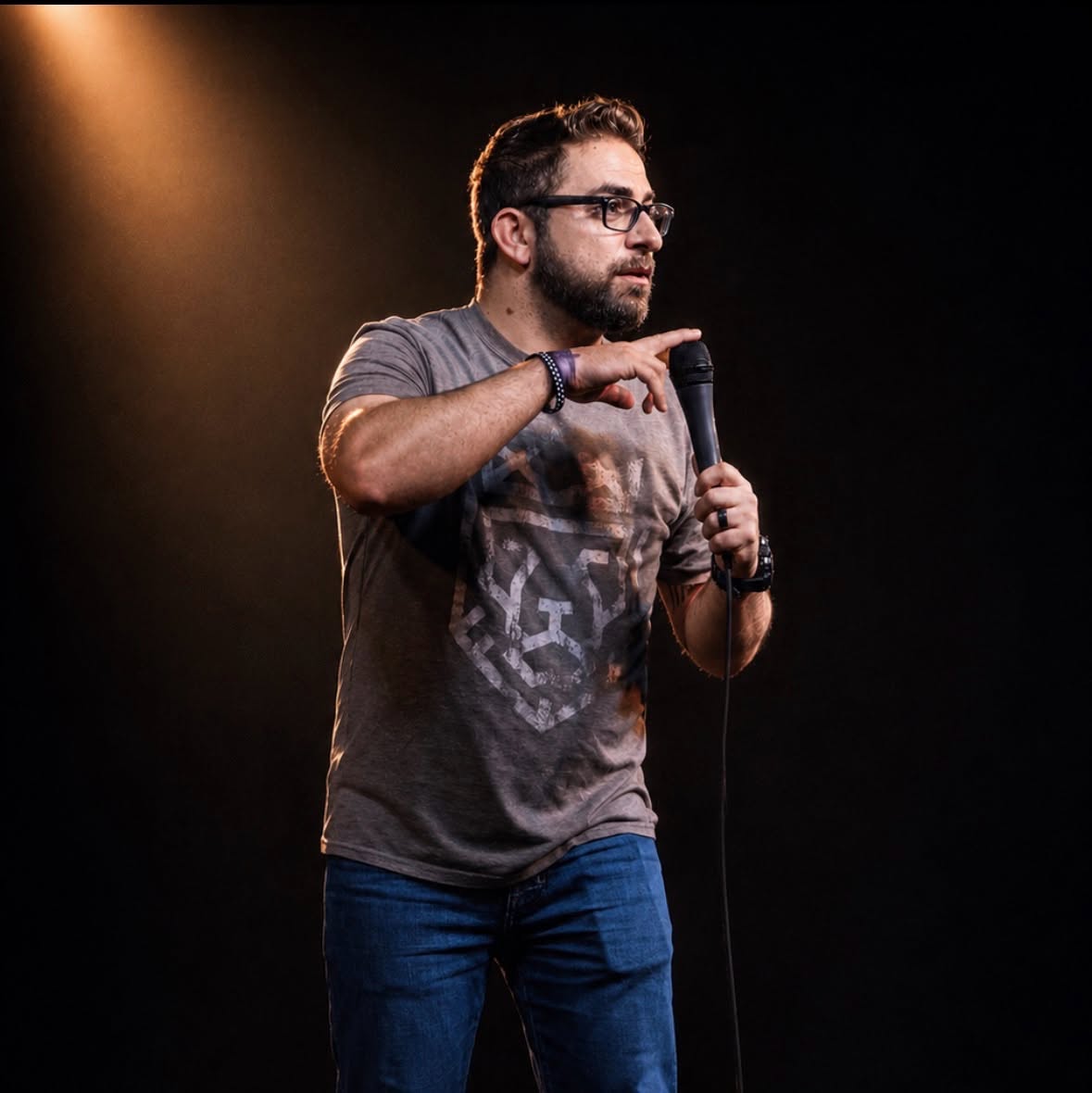 Comedian Adrian Lucio