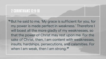 2 Corinthians 12:9-10