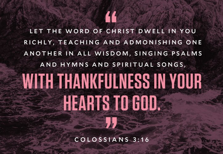 Colossians 3:16