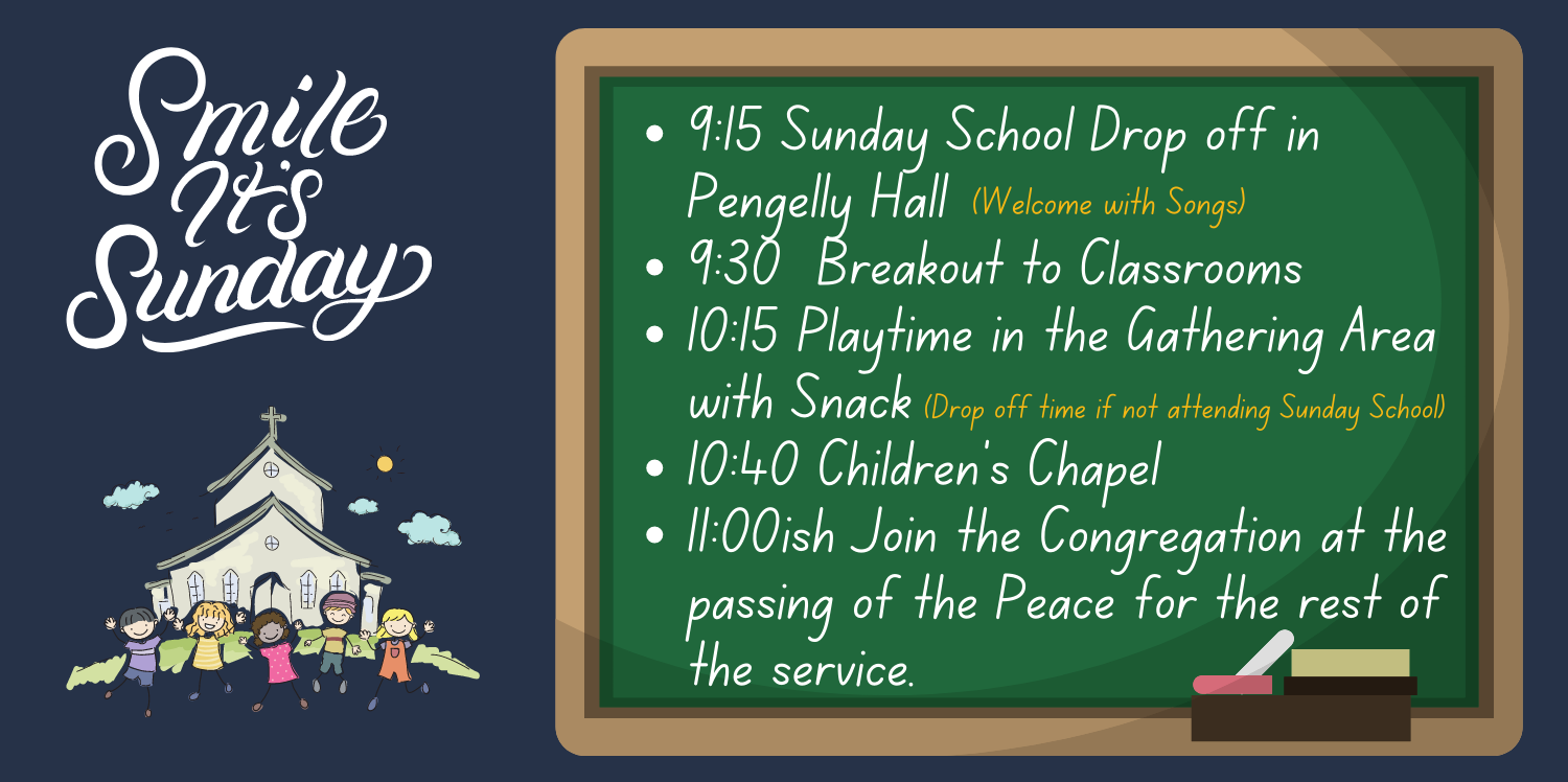 Children's Ministry Sunday Schedule