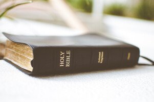 Bible Closed On Smooth Surface