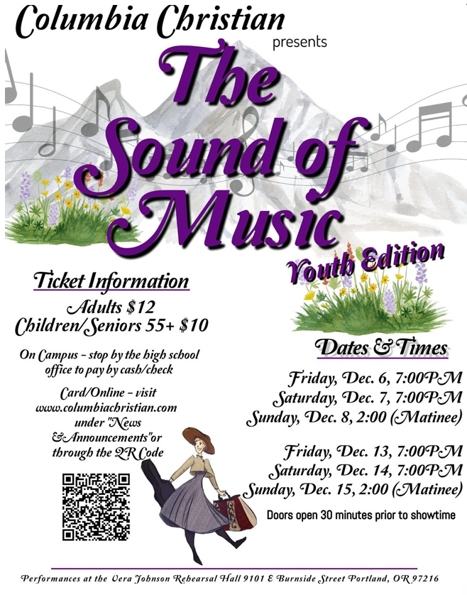 Sound of Music flier