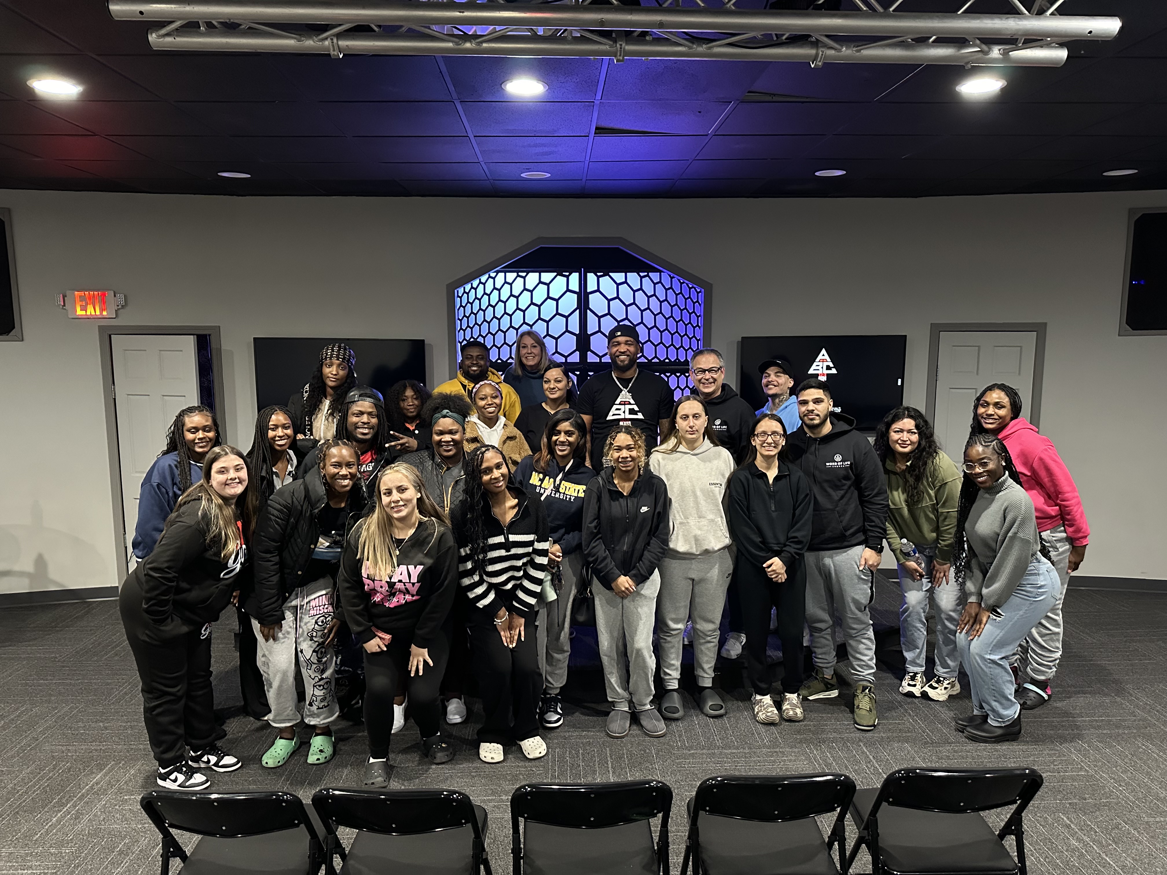 Aim2BreakCurses Young Adults at Word of Life Church