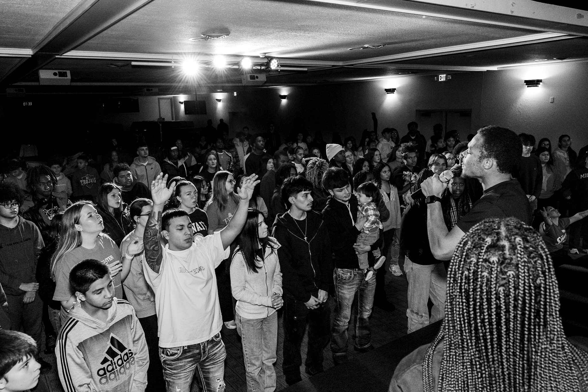 Generation Impact students gathered together at Word of Life Church