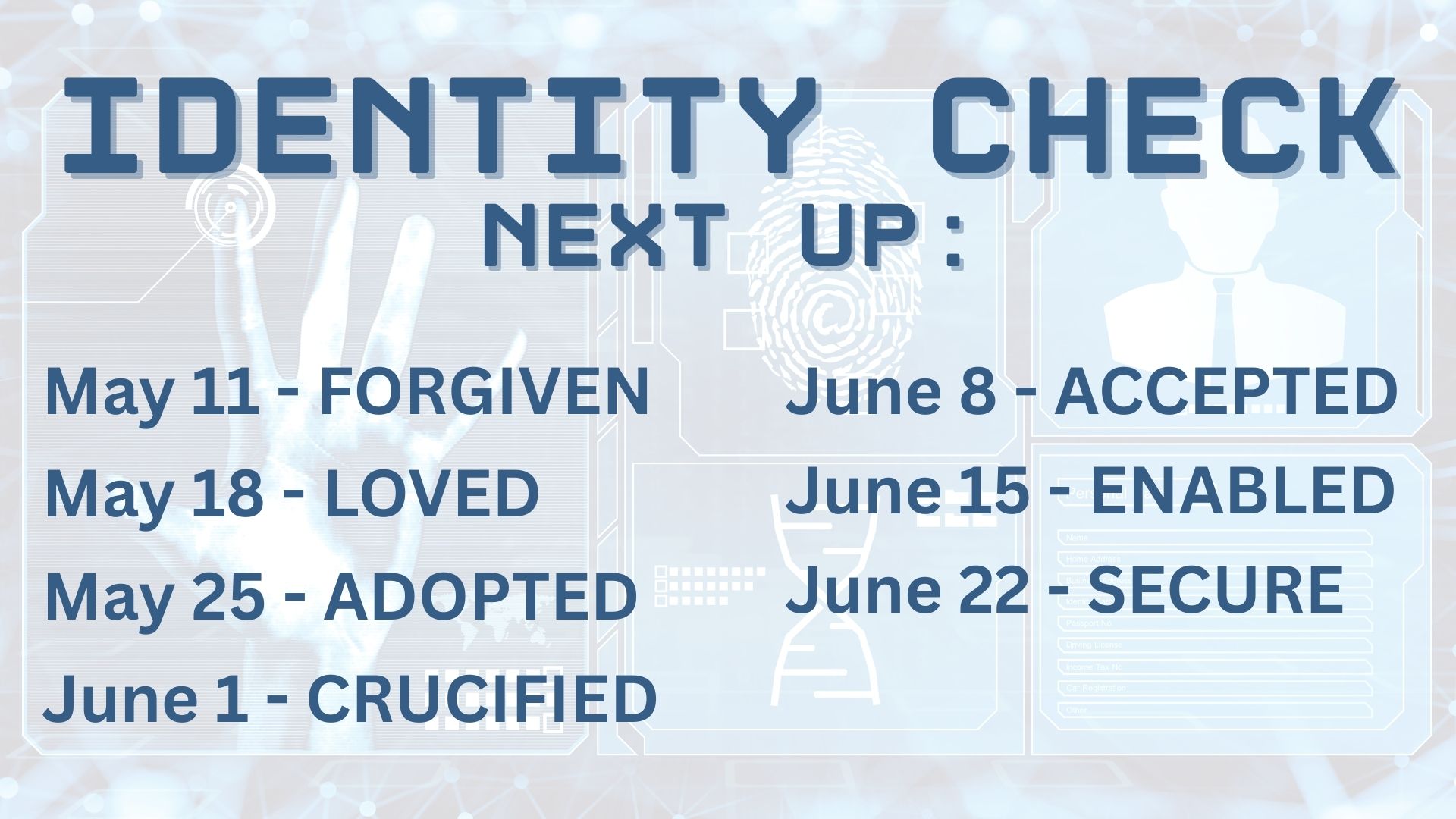 Next Sermons in Identity Check Series